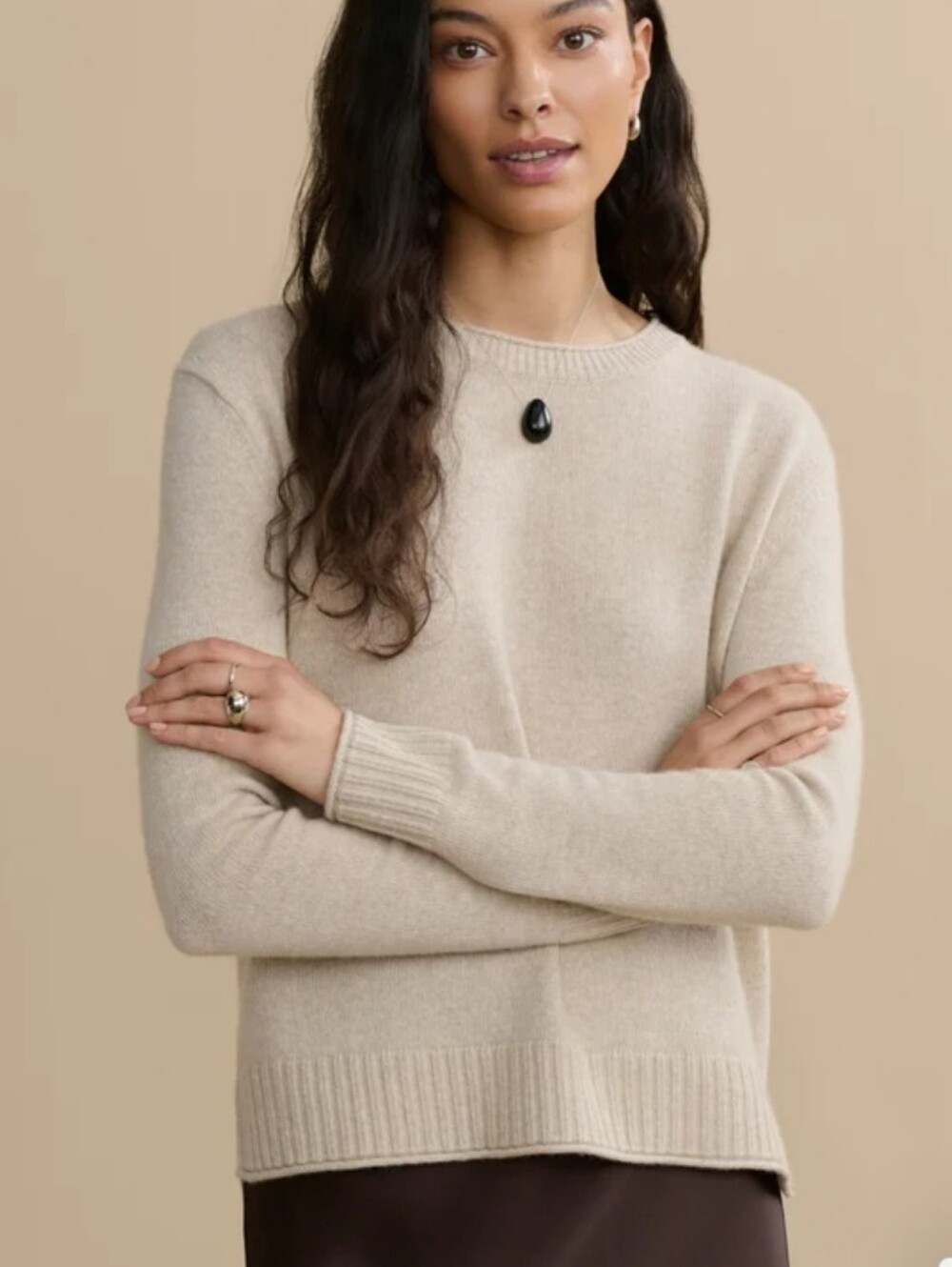 Jenni Kayne Everyday Sweater In Oatmeal